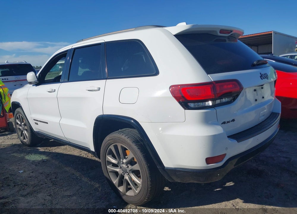 2016 CHEROKEE JEEP GRAND  LIMITED 75TH ANNIVERSARY VIN: 1C4RJFBGXGC444559