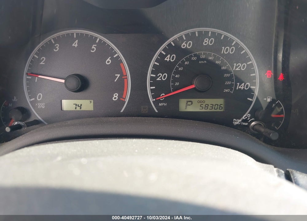 2010 TOYOTA COROLLA LE VIN: 2T1BU4EE4AC298598