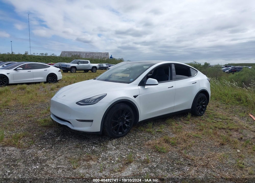 2021 TESLA MODEL Y VIN: 5YJYGDEE7MF084738