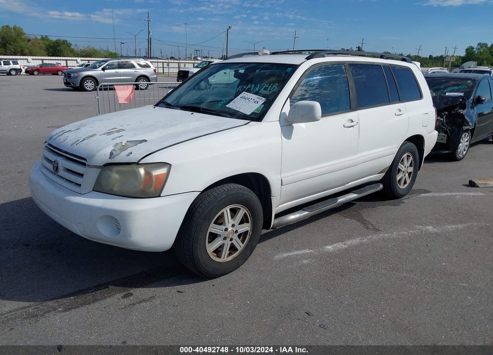 2005 TOYOTA HIGHLANDER V6 VIN: JTEDP21A950068199