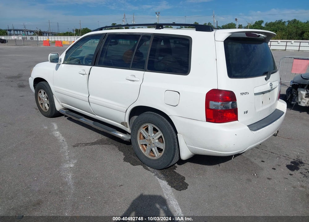 2005 TOYOTA HIGHLANDER V6 VIN: JTEDP21A950068199