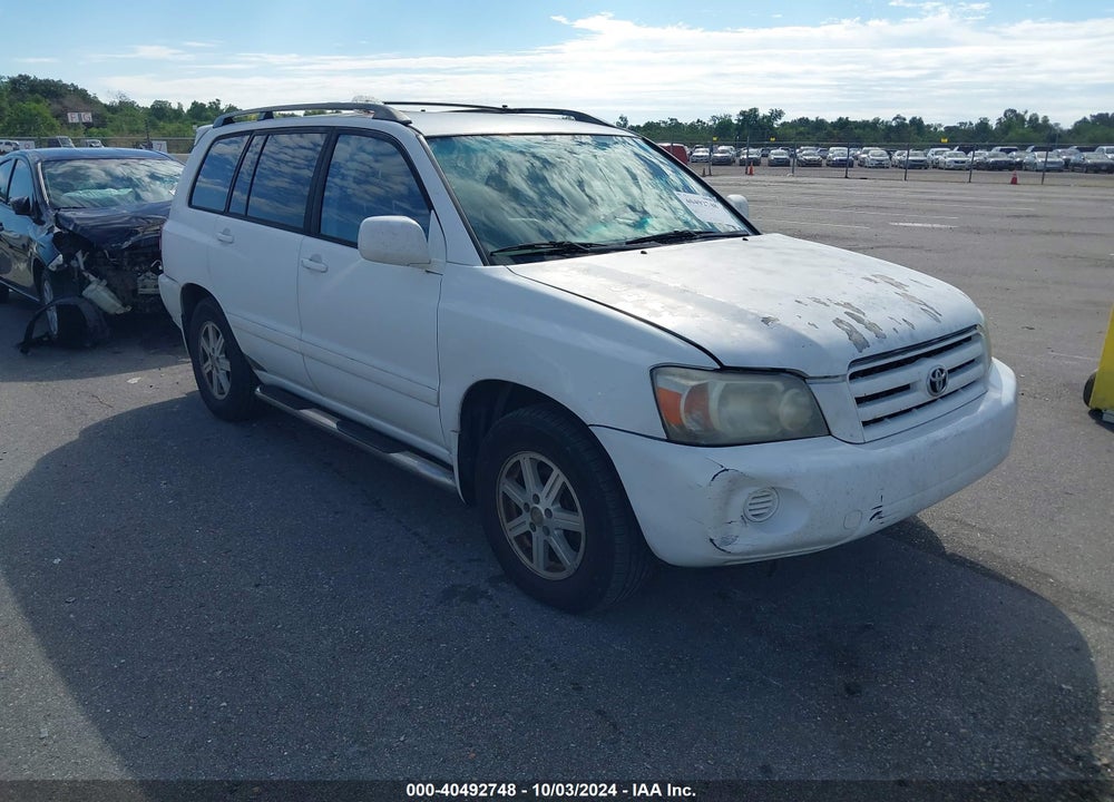 2005 TOYOTA HIGHLANDER V6 VIN: JTEDP21A950068199