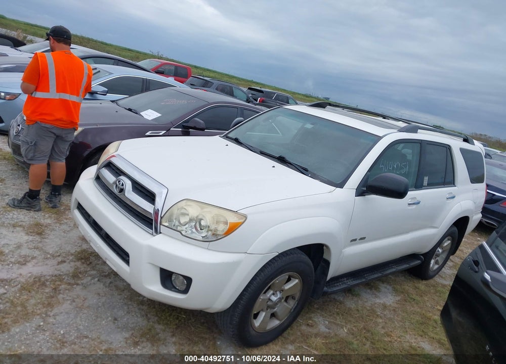 2007 TOYOTA 4RUNNER SR5 V6 VIN: JTEBU14R978081566
