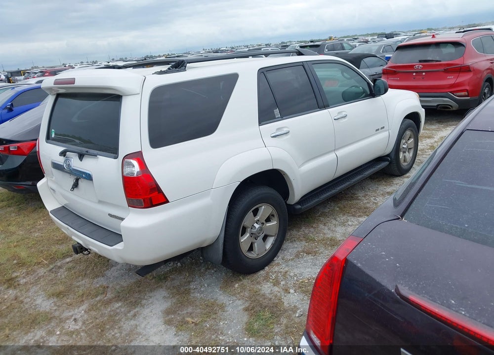 2007 TOYOTA 4RUNNER SR5 V6 VIN: JTEBU14R978081566