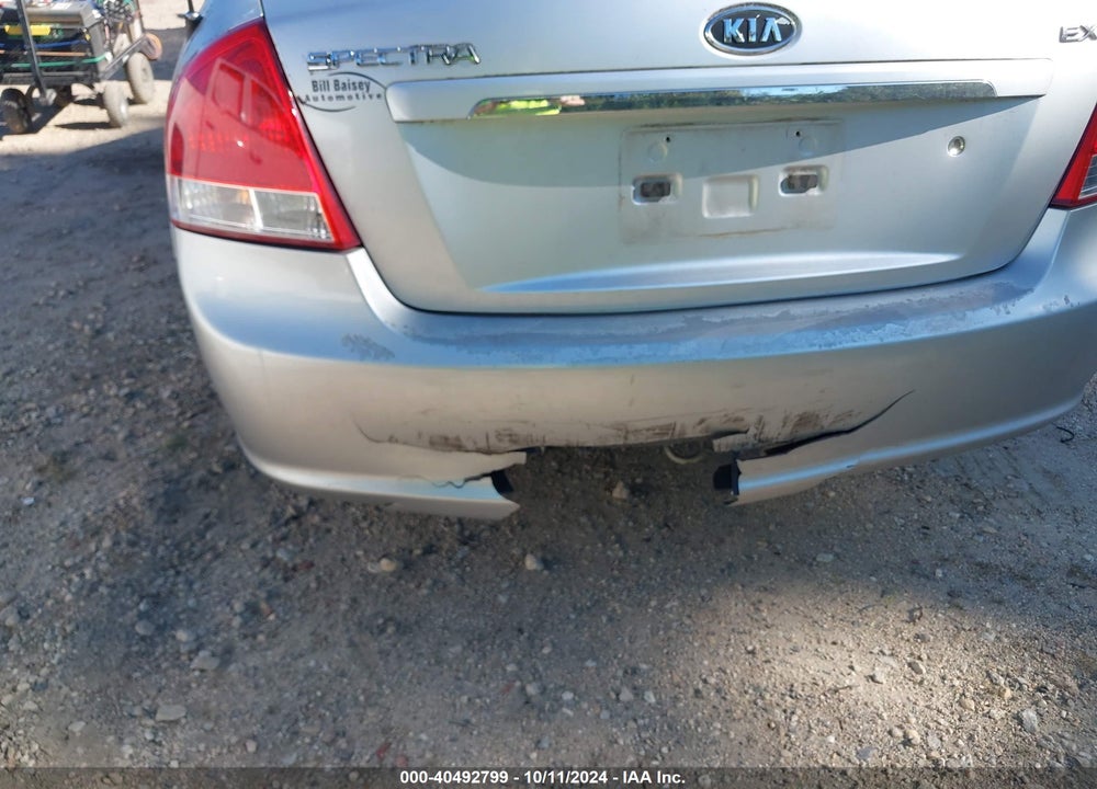 2009 KIA SPECTRA EX VIN: KNAFE222695666489
