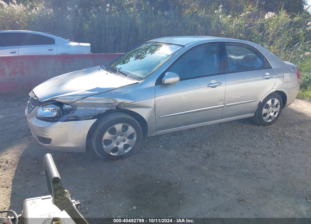 2009 KIA SPECTRA EX VIN: KNAFE222695666489