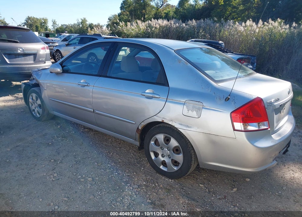 2009 KIA SPECTRA EX VIN: KNAFE222695666489
