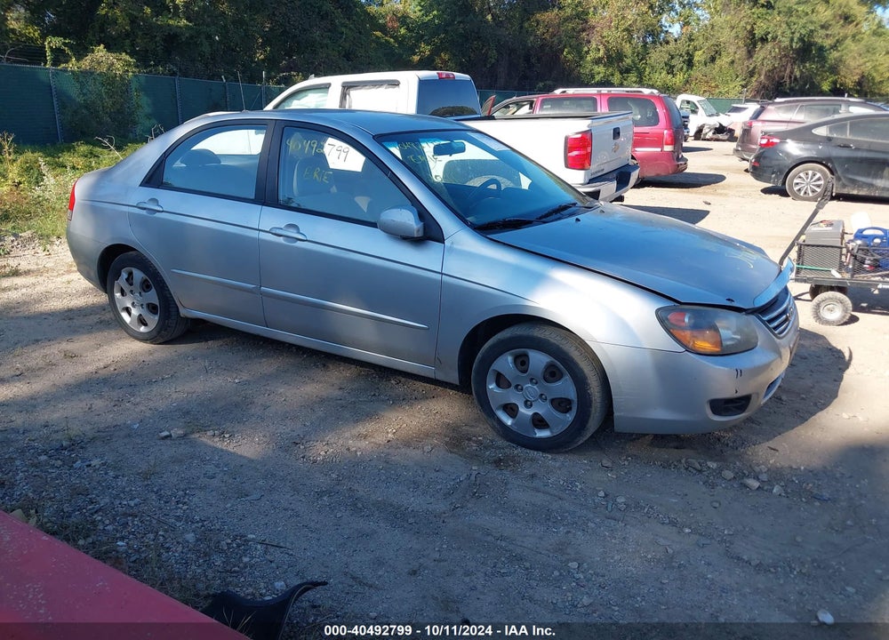 2009 KIA SPECTRA EX VIN: KNAFE222695666489
