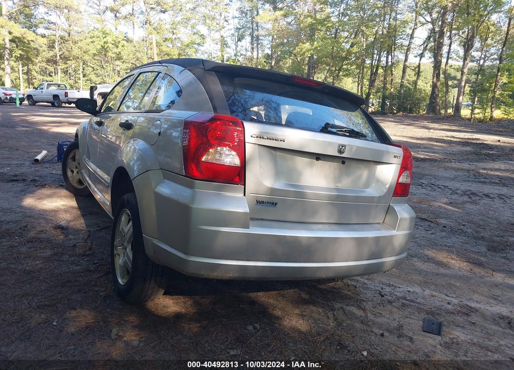 2007 DODGE CALIBER SXT VIN: 1B3HB48B07D411901