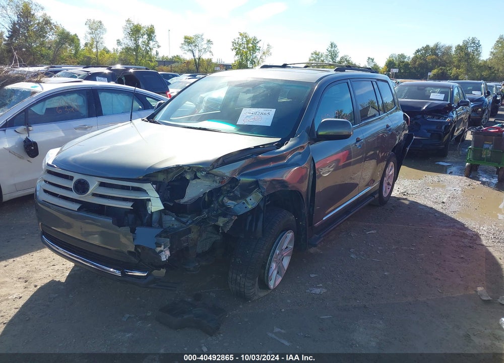 2012 TOYOTA HIGHLANDER VIN: 5TDZA3EH2CS023088