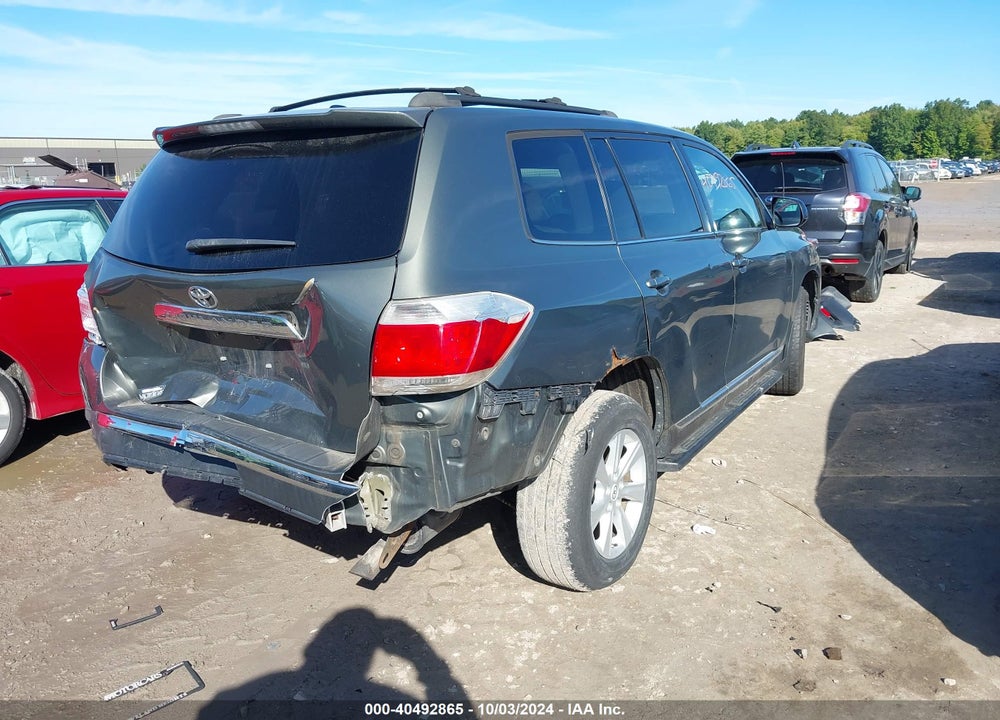 2012 TOYOTA HIGHLANDER VIN: 5TDZA3EH2CS023088