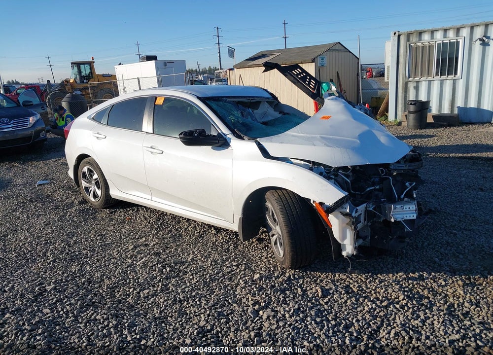 2019 HONDA CIVIC LX VIN: 19XFC2F62KE038512