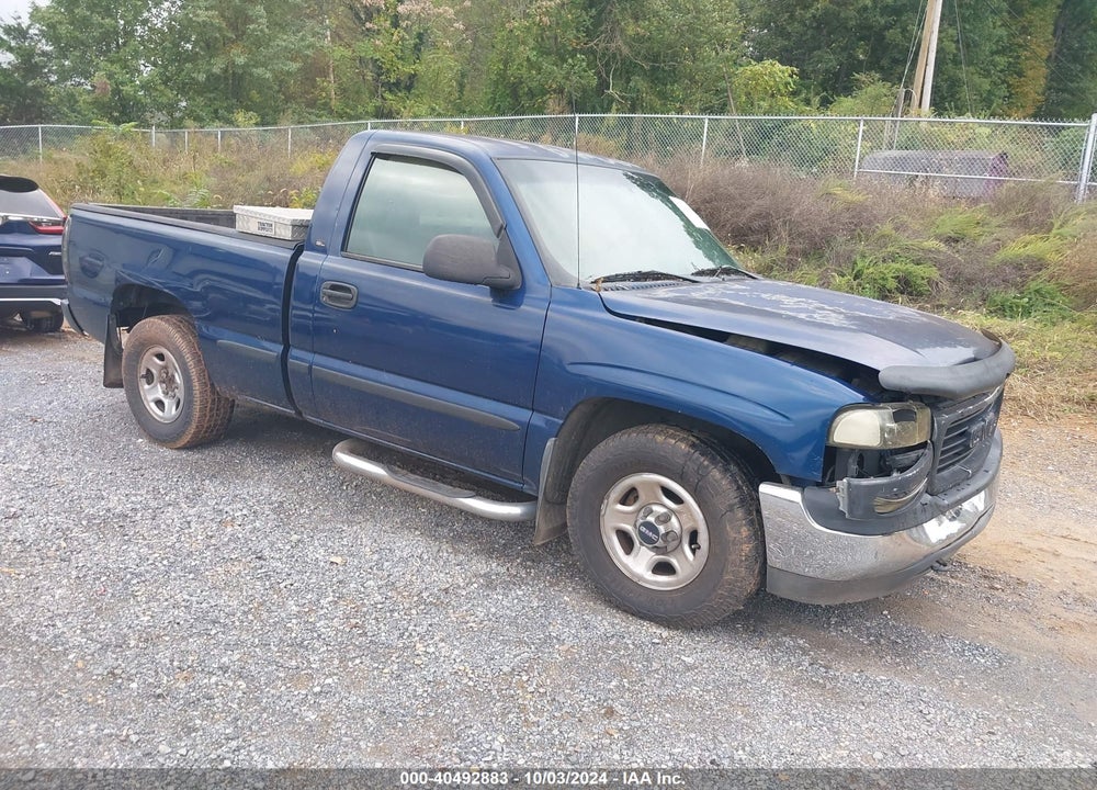 2002 GMC SIERRA 1500 SL VIN: 1GTEC14W32Z166173