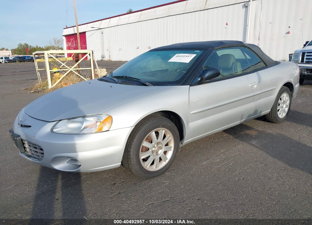 2002 CHRYSLER SEBRING GTC VIN: 1C3EL75R92N312261