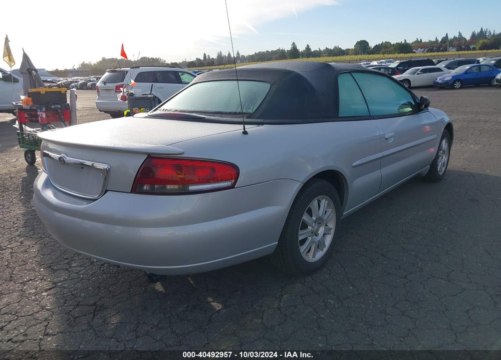 2002 CHRYSLER SEBRING GTC VIN: 1C3EL75R92N312261
