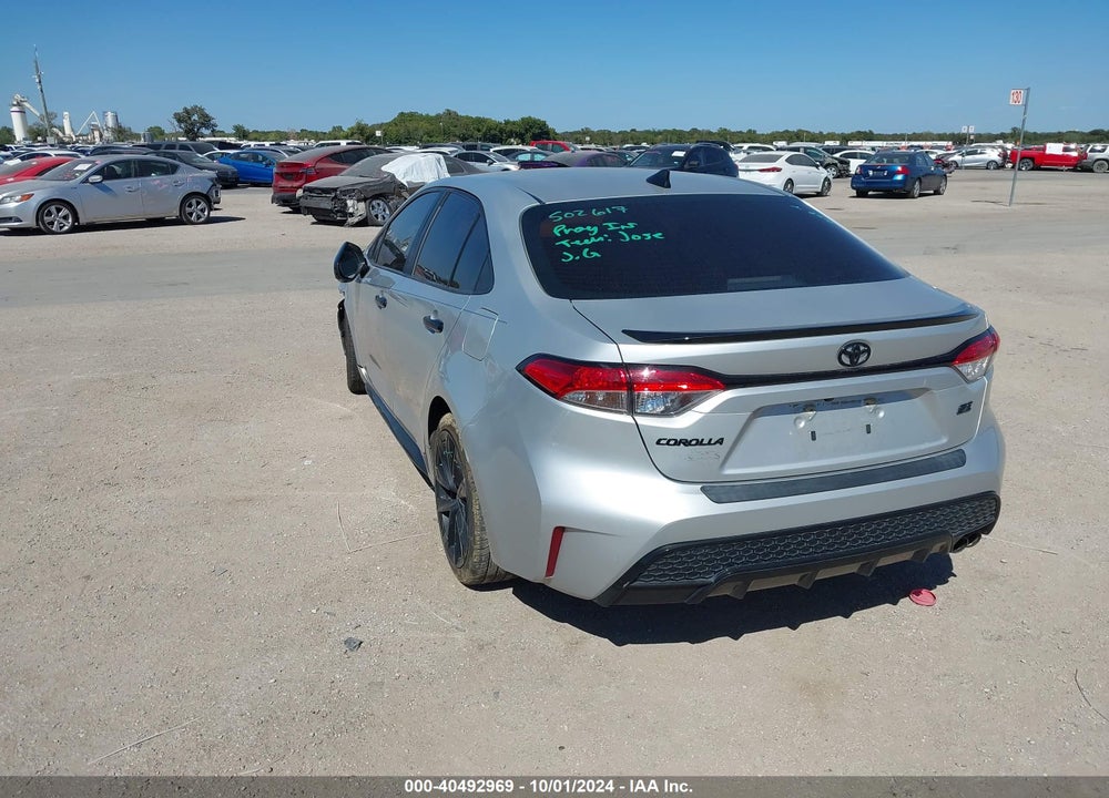 2020 TOYOTA COROLLA SE NIGHTSHADE EDITION VIN: 5YFS4RCE4LP030038