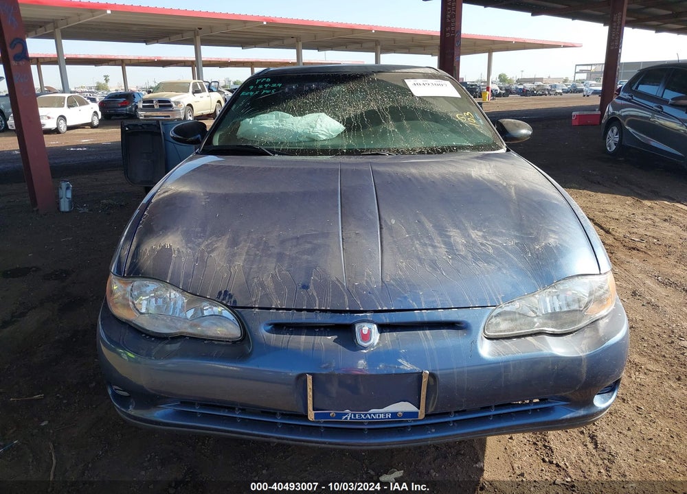 2000 CHEVROLET MONTE CARLO LS VIN: 2G1WW12E5Y9383256