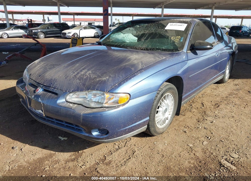 2000 CHEVROLET MONTE CARLO LS VIN: 2G1WW12E5Y9383256