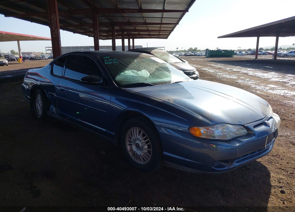 2000 CHEVROLET MONTE CARLO LS VIN: 2G1WW12E5Y9383256