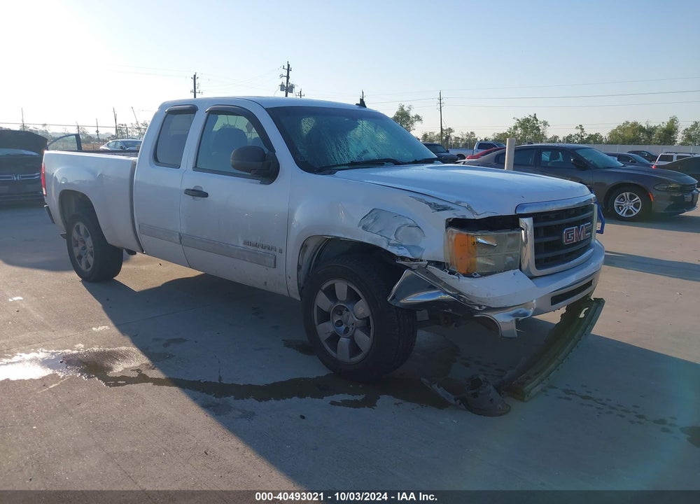 2009 GMC SIERRA 1500 SL VIN: 1GTEC19C99Z275925