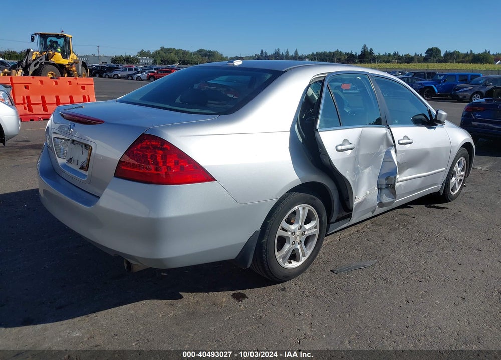 2007 HONDA ACCORD 2.4 EX VIN: 1HGCM568X7A212437