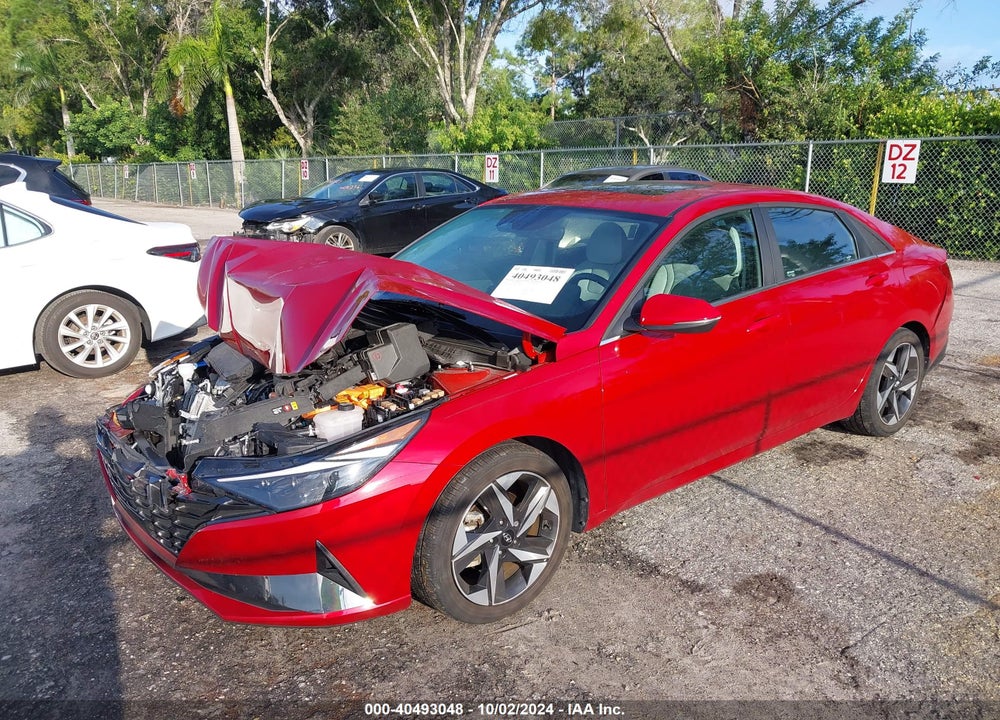 2023 HYUNDAI ELANTRA HYBRID LIMITED VIN: KMHLN4AJXPU033308
