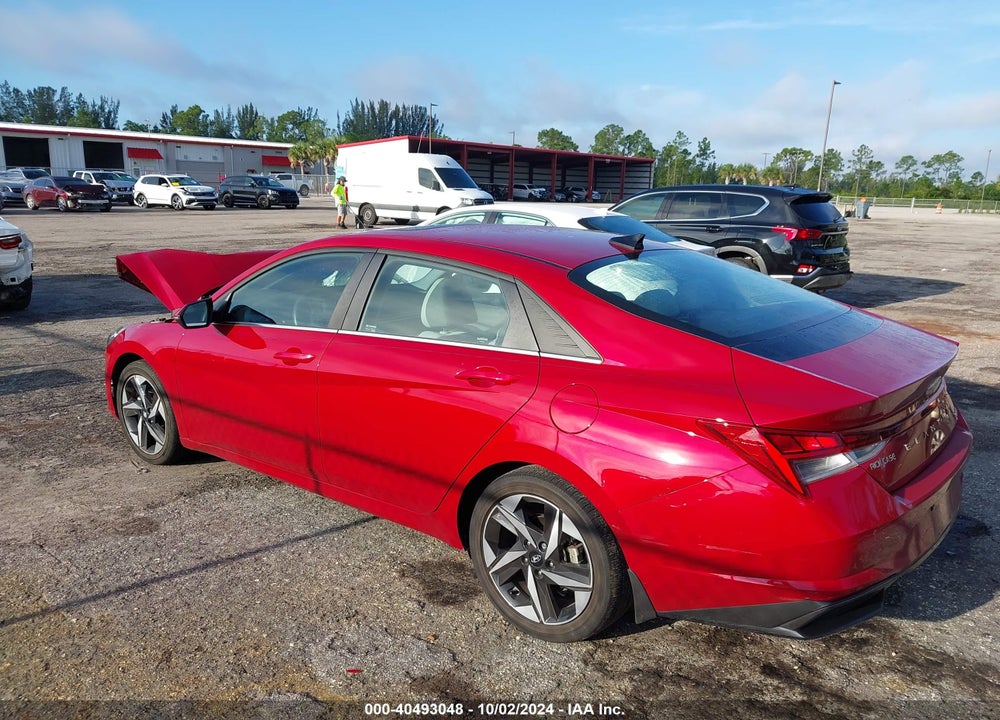 2023 HYUNDAI ELANTRA HYBRID LIMITED VIN: KMHLN4AJXPU033308