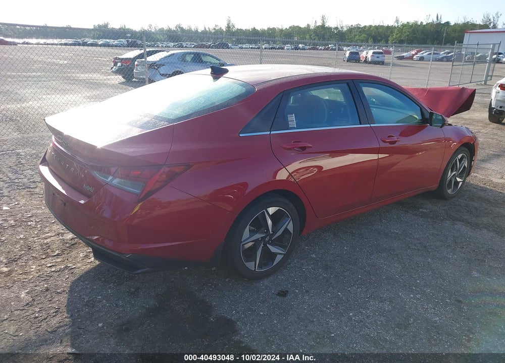 2023 HYUNDAI ELANTRA HYBRID LIMITED VIN: KMHLN4AJXPU033308