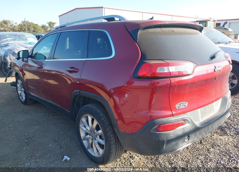 2016 JEEP CHEROKEE LIMITED VIN: 1C4PJLDB7GW160621