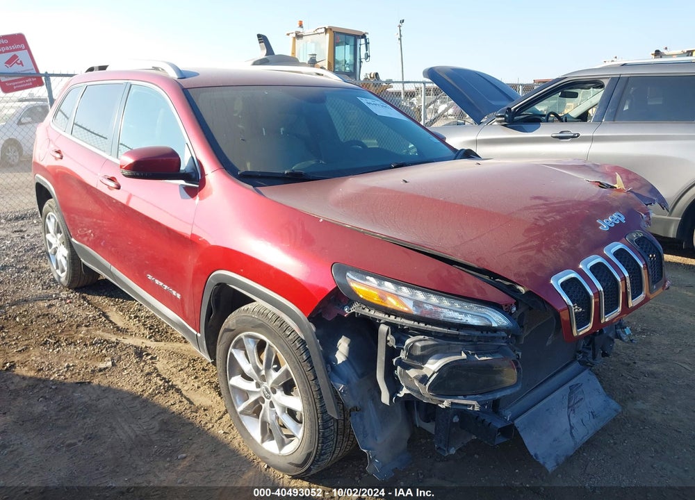 2016 JEEP CHEROKEE LIMITED VIN: 1C4PJLDB7GW160621