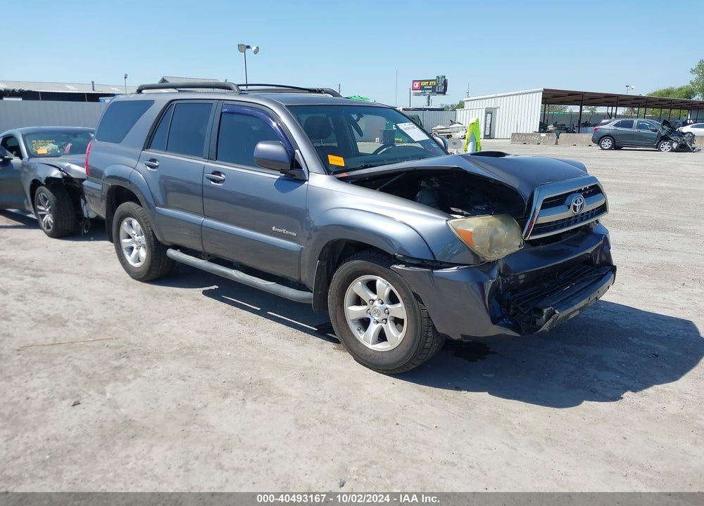 2007 TOYOTA 4RUNNER SPORT V6 VIN: JTEZU14R278080077