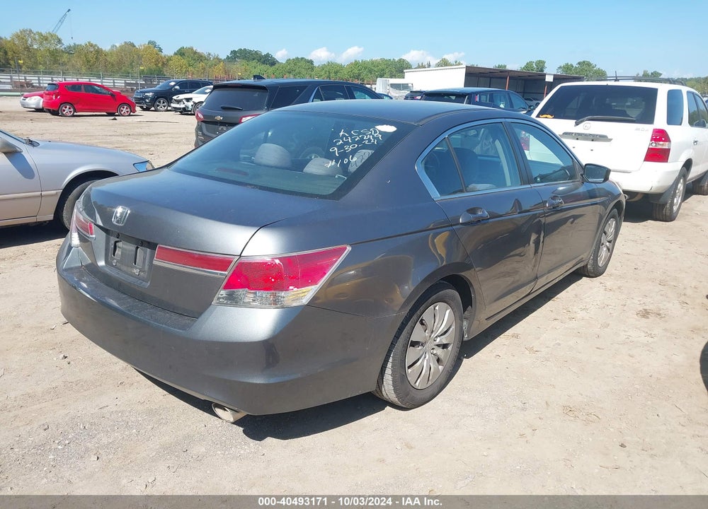 2012 HONDA ACCORD 2.4 LX VIN: 1HGCP2F3XCA207923