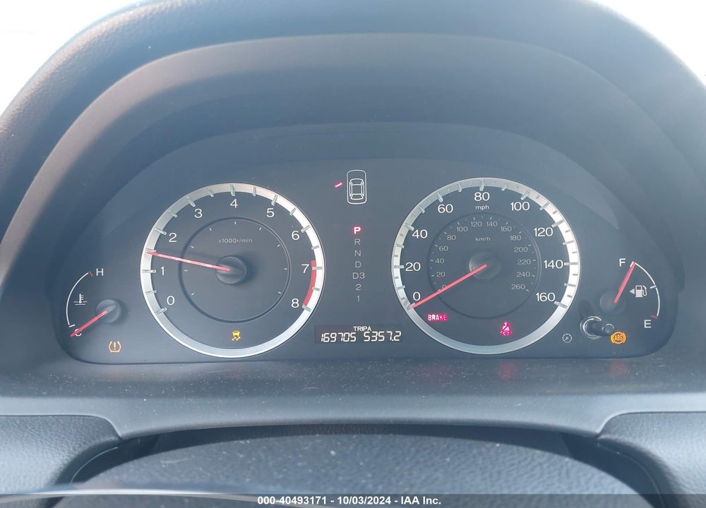 2012 HONDA ACCORD 2.4 LX VIN: 1HGCP2F3XCA207923