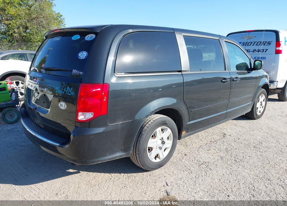 2013 DODGE GRAND CARAVAN SE VIN: 2C4RDGBGXDR505263