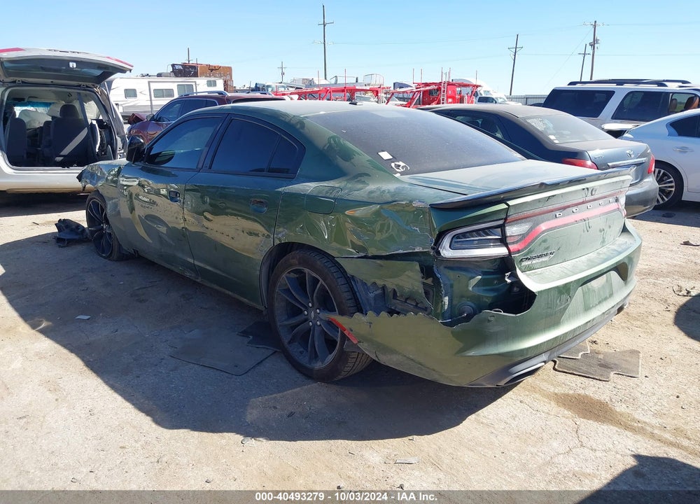 2018 DODGE CHARGER SXT RWD VIN: 2C3CDXBG8JH221626