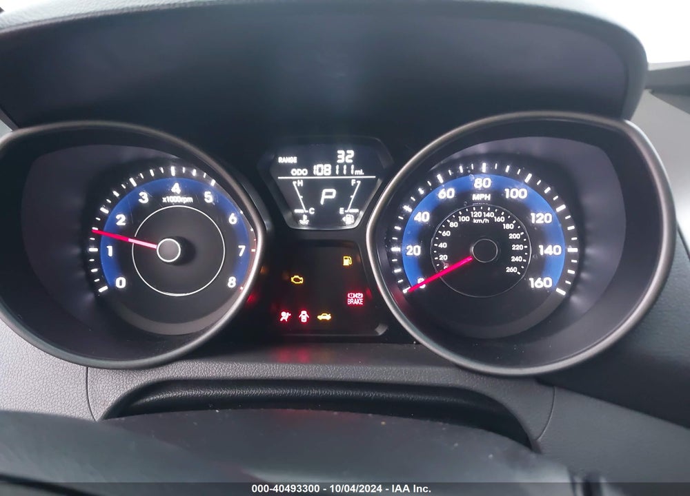 2013 HYUNDAI ELANTRA GLS VIN: 5NPDH4AE5DH293916