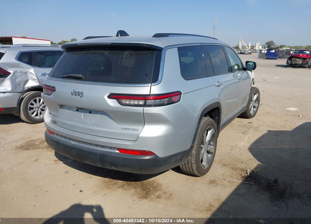 2021 CHEROKEE JEEP GRAND  L LIMITED 4X4 VIN: 1C4RJKBG5M8133659