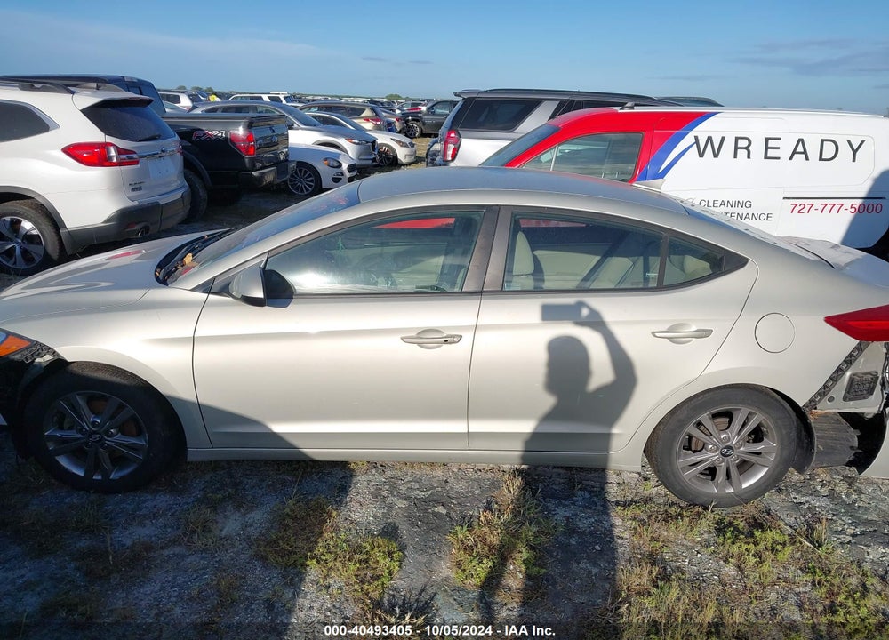 2017 HYUNDAI ELANTRA SE VIN: KMHD84LF9HU229536