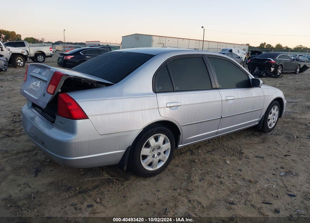 2002 HONDA CIVIC EX VIN: 1HGES26782L053287