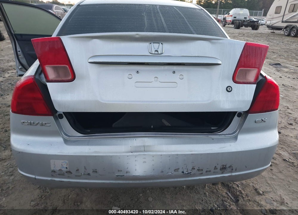 2002 HONDA CIVIC EX VIN: 1HGES26782L053287