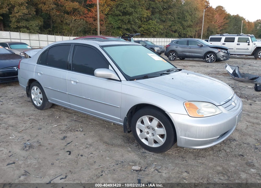 2002 HONDA CIVIC EX VIN: 1HGES26782L053287