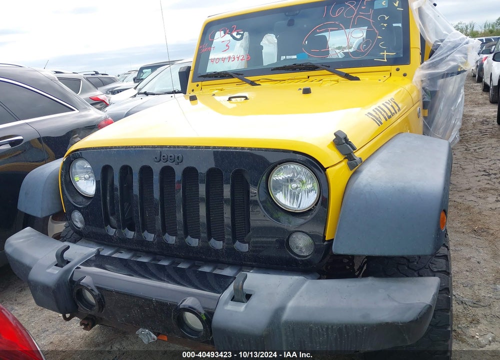 2015 JEEP WRANGLER UNLIMITED WILLYS WHEELER VIN: 1C4BJWDG2FL697470