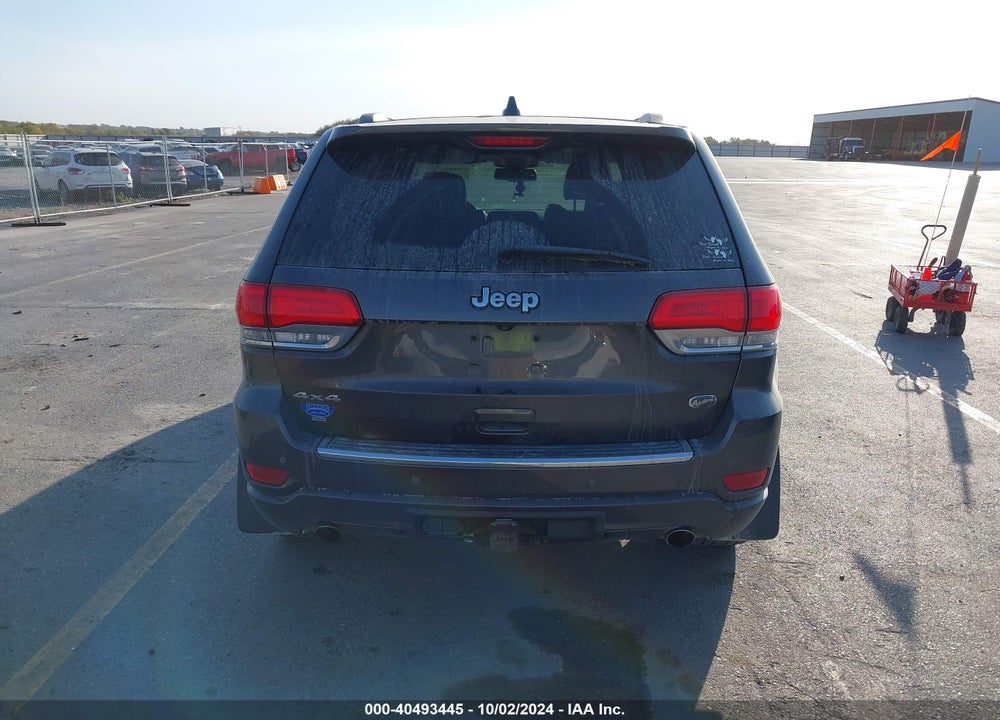 2016 JEEP GRAND CHEROKEE OVERLAND VIN: 1C4RJFCGXGC482470