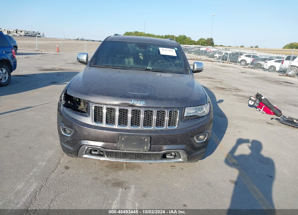 2016 JEEP GRAND CHEROKEE OVERLAND VIN: 1C4RJFCGXGC482470