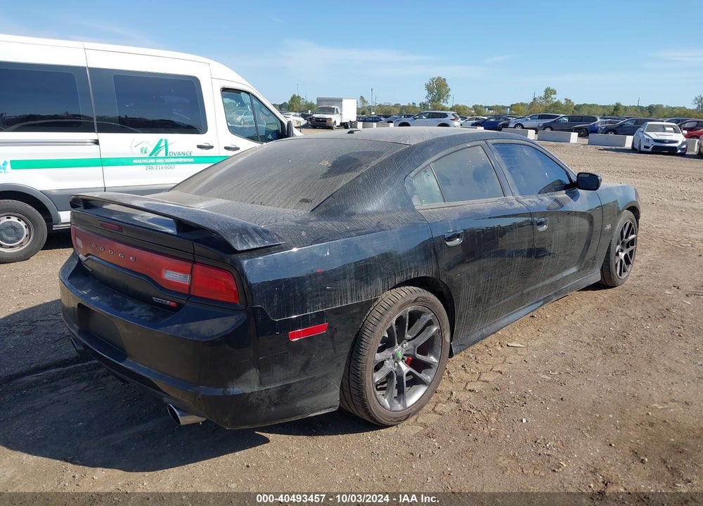 2012 DODGE CHARGER SRT8 VIN: 2C3CDXEJ5CH185873