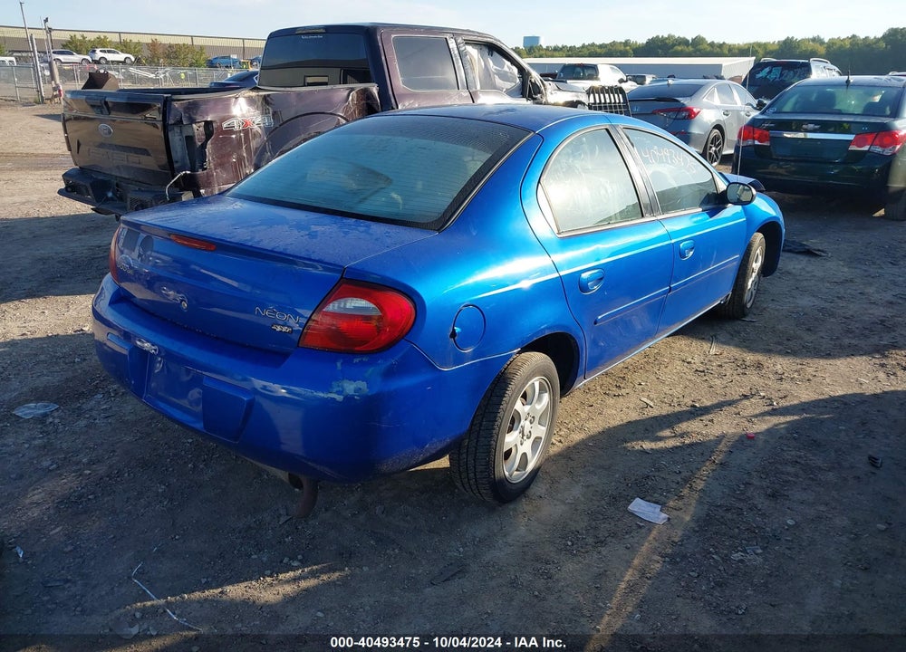 2005 DODGE NEON SXT VIN: 1B3ES56C35D162642