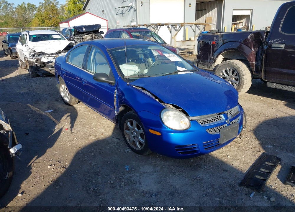 2005 DODGE NEON SXT VIN: 1B3ES56C35D162642