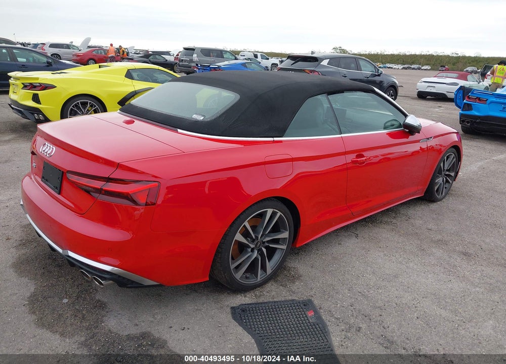 2022 AUDI S5 CABRIOLET PREMIUM PLUS TFSI QUATTRO TIPTRONIC VIN: WAUW4GF51NN003815