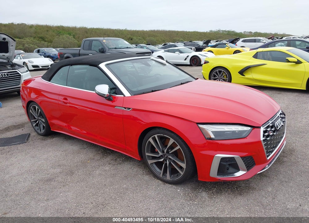 2022 AUDI S5 CABRIOLET PREMIUM PLUS TFSI QUATTRO TIPTRONIC VIN: WAUW4GF51NN003815
