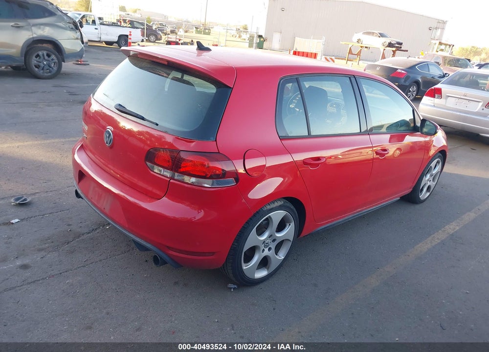 2012 VOLKSWAGEN GTI 4-DOOR VIN: WVWGV7AJ5CW015224
